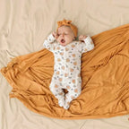 Printed Cotton Baby Footie - 3 Pack Bundle