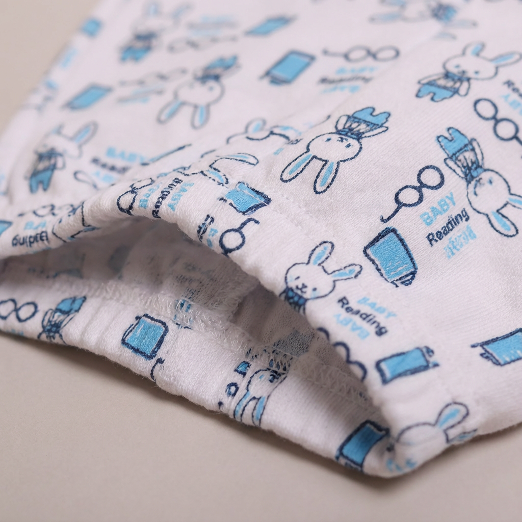 Printed Cotton Baby Pants- Single