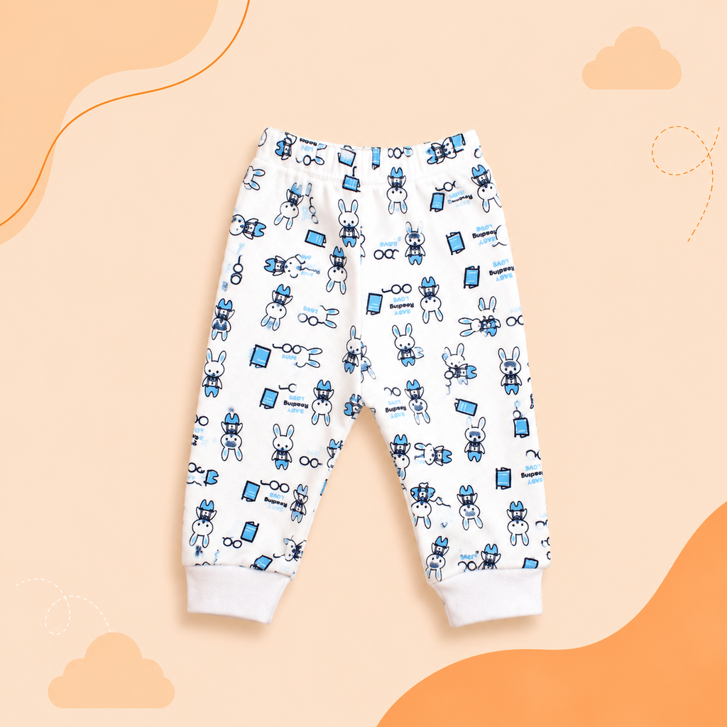 Printed Cotton Baby Pants - 3 Pack Bundle