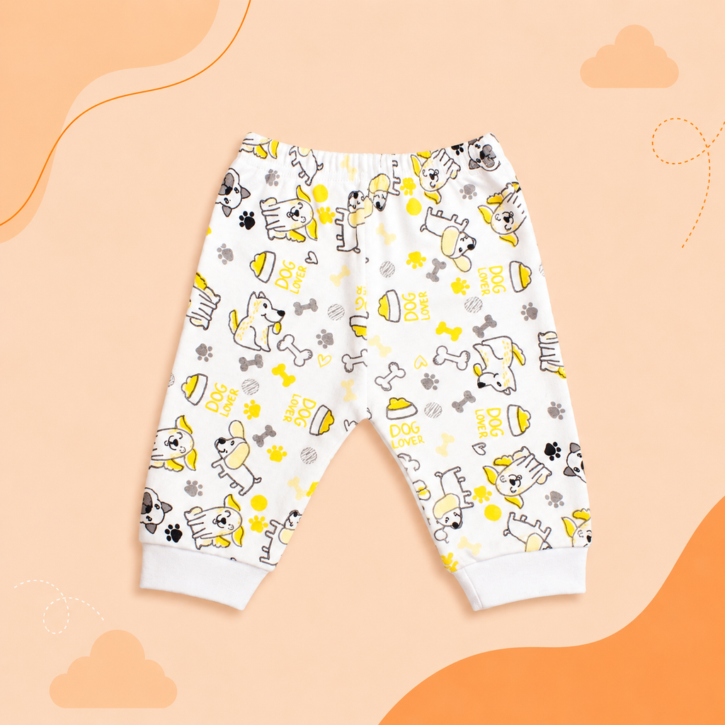 Printed Cotton Baby Pants - 3 Pack Bundle