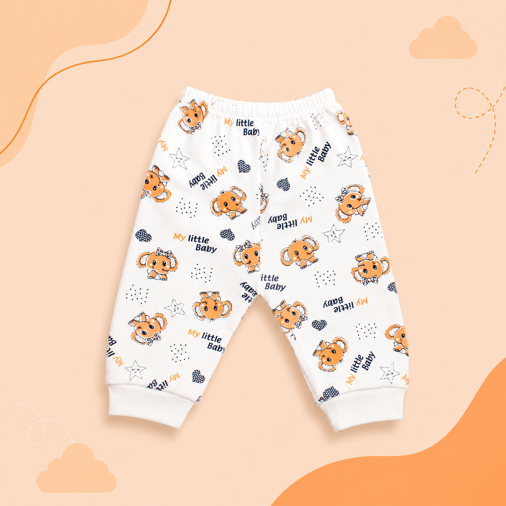 Printed Cotton Baby Pants - 3 Pack Bundle