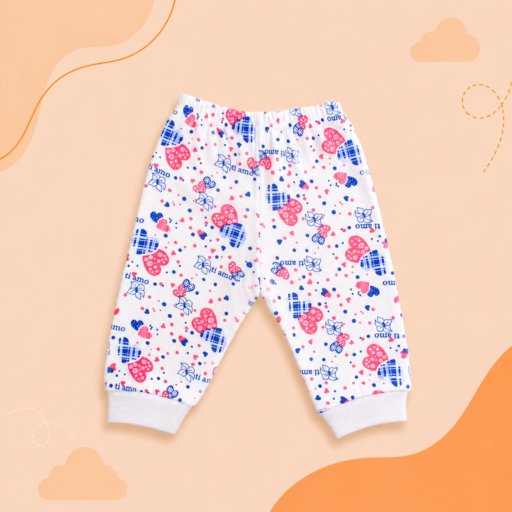 Printed Cotton Baby Pants - 3 Pack Bundle