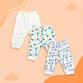 Printed Cotton Baby Pants - 3 Pack Bundle