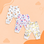Printed Cotton Baby Pants - 3 Pack Bundle