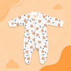 Printed Cotton Baby Footie - 3 Pack Bundle