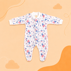 Printed Cotton Baby Footie - 3 Pack Bundle
