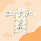 Printed Cotton Baby Jumpsuit - 3 Pack Bundle