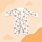 Printed Cotton Baby Jumpsuit - 3 Pack Bundle