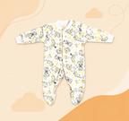 Printed Cotton Baby Footie - 3 Pack Bundle