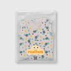 Printed Cotton Baby Sleeveless Bodysuit - 3 Pack Bundle