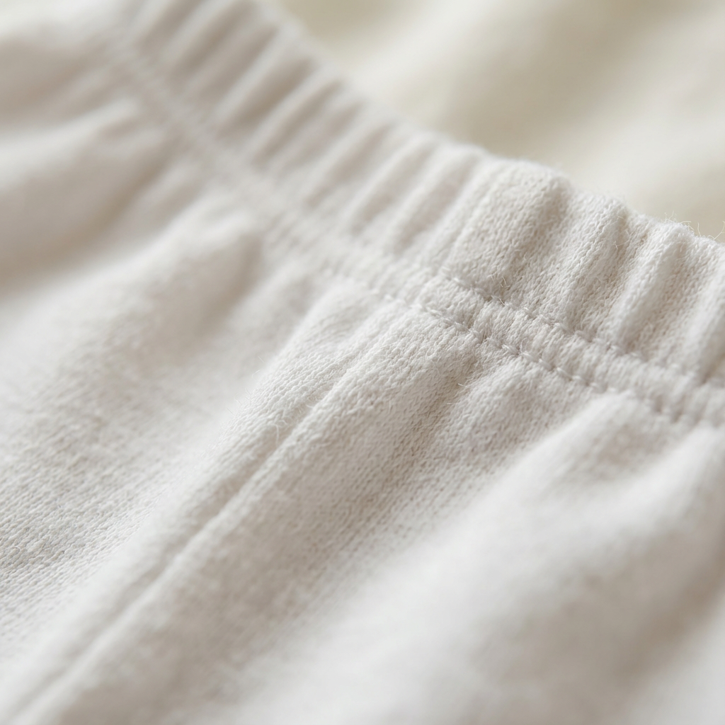 White Cotton Baby Pants – Single