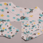 Printed Cotton Baby Short Sleeve Bodysuit - 3 Pack Bundle