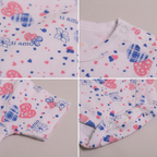 Printed Cotton Baby Short Sleeve Bodysuit - 3 Pack Bundle