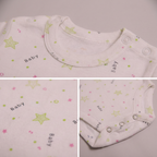 Printed Cotton Baby Short Sleeve Bodysuit - 3 Pack Bundle