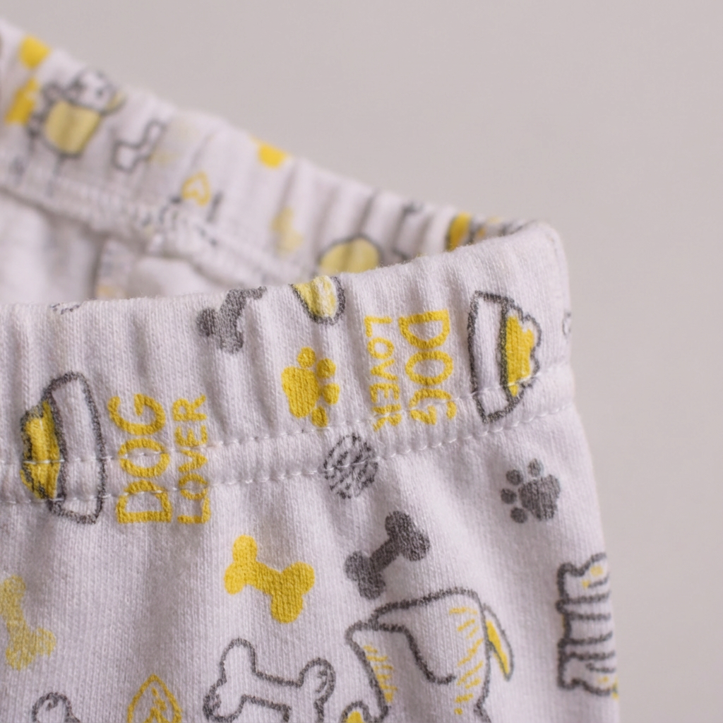 Printed Cotton Baby Pants- Single