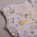 Printed Cotton Baby Sleeveless Bodysuit - 3 Pack Bundle