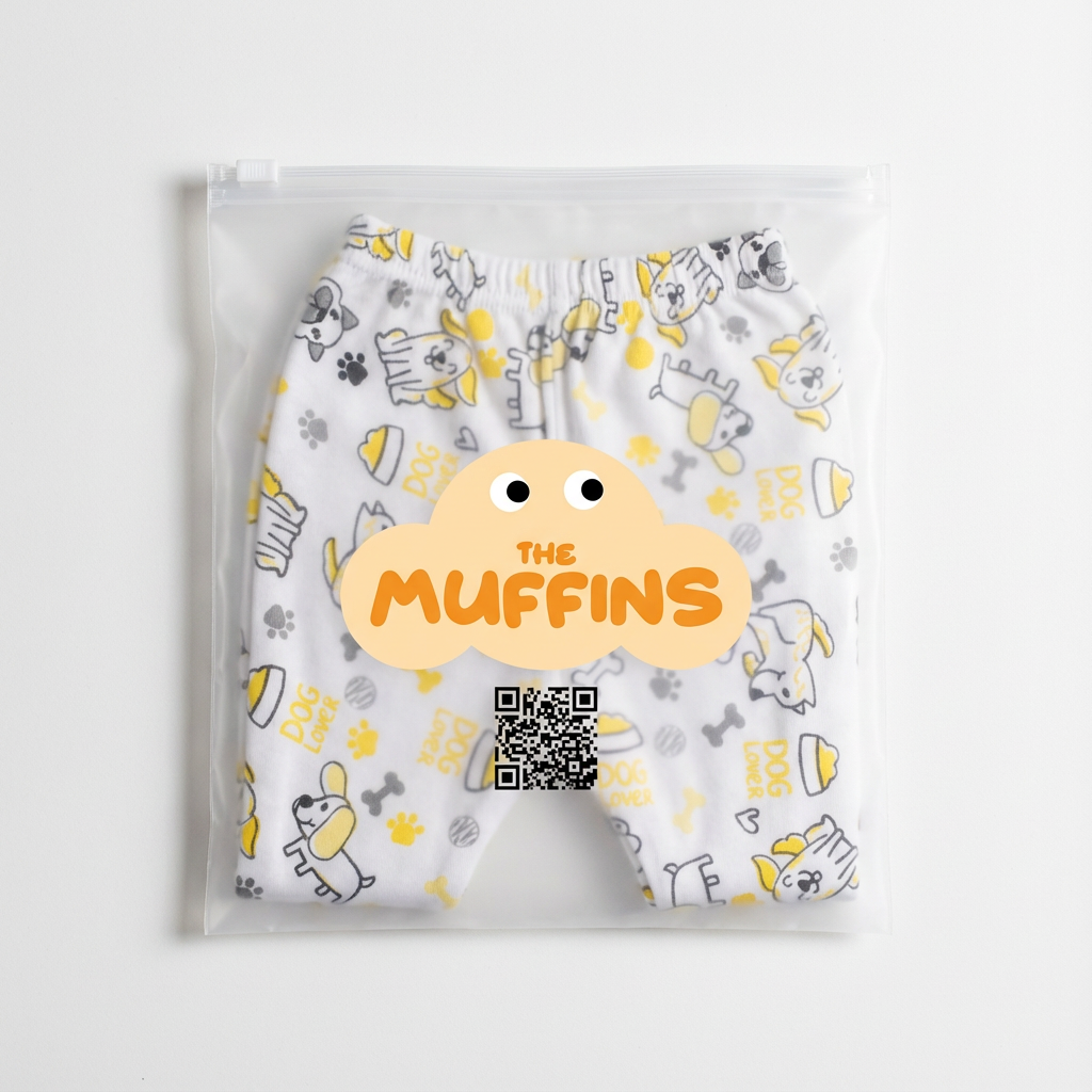 Printed Cotton Baby Pants- Single