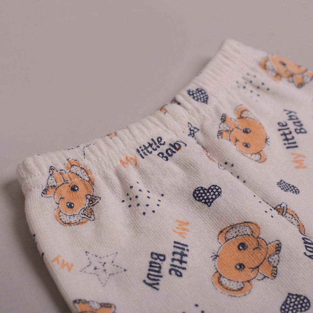 Printed Cotton Baby Pants- Single