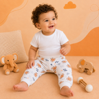 Printed Cotton Baby Pants - 3 Pack Bundle