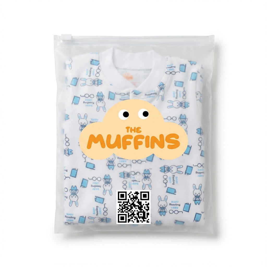 Printed Cotton Baby Footie - 3 Pack Bundle