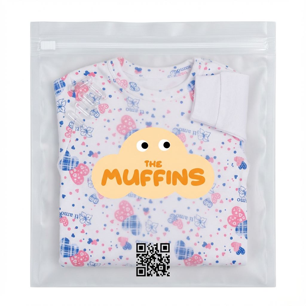 Printed Cotton Baby Long Sleeve Bodysuit - 3 Pack Bundle