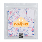Printed Cotton Baby Long Sleeve Bodysuit - 3 Pack Bundle