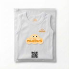 White Cotton Baby Sleeveless Bodysuit – Single