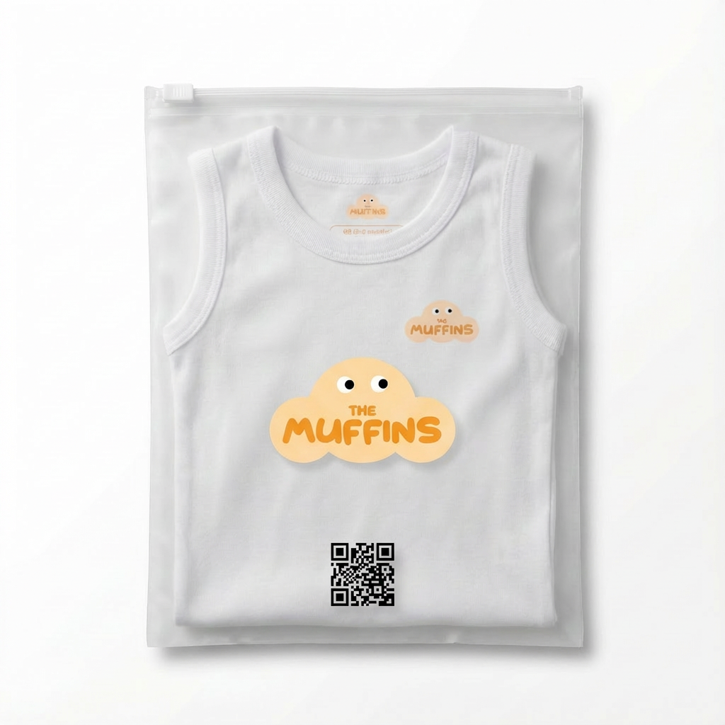 White Cotton Baby Sleeveless Bodysuit – Single