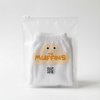 White Cotton Baby Pants – Single