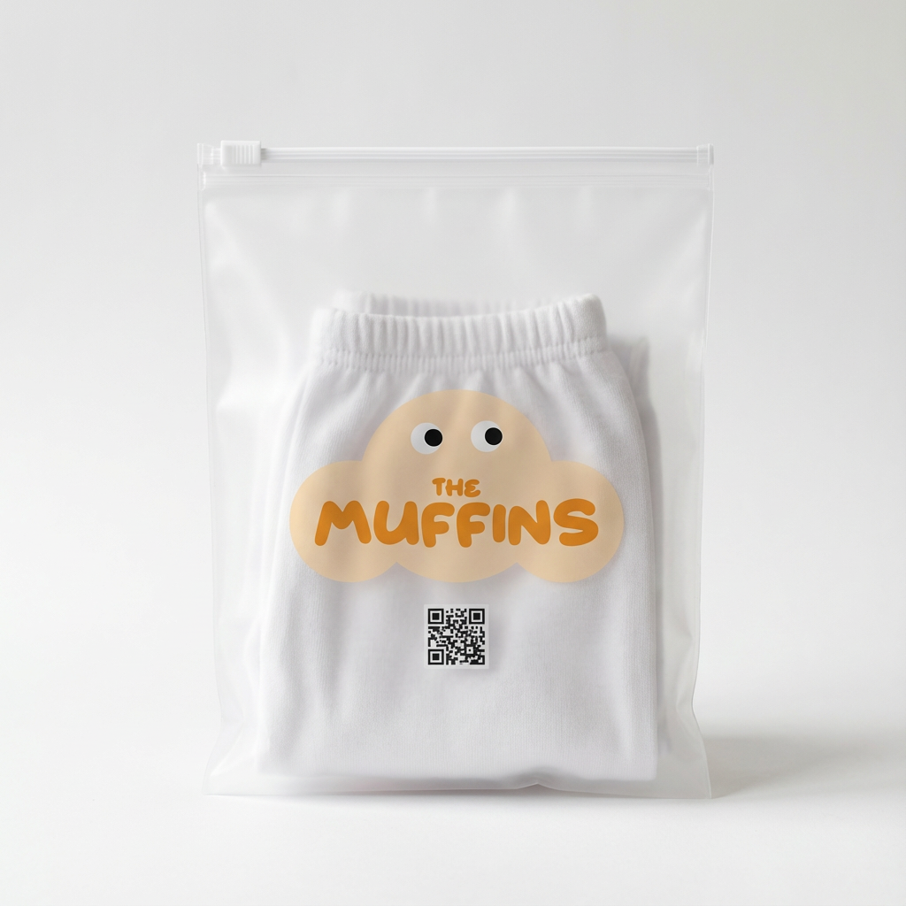 White Cotton Baby Pants – Single