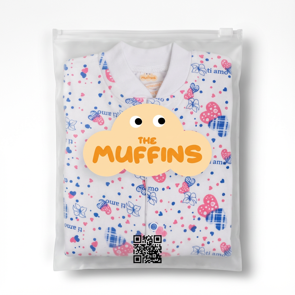 Printed Cotton Baby Jumpsuit - Single