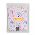 Printed Cotton Baby Short Sleeve Bodysuit - 3 Pack Bundle