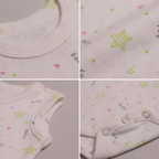 Printed Cotton Baby Sleeveless Bodysuit - 3 Pack Bundle