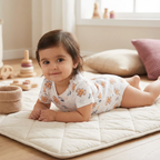 Printed Cotton Baby Short Sleeve Bodysuit - 3 Pack Bundle