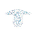 Printed Cotton Baby Long Sleeve Bodysuit - Single