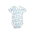 Printed Cotton Baby Short Sleeve Bodysuit - Single