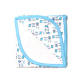 Printed Cotton Baby Hooded Blanket – Double-Sided