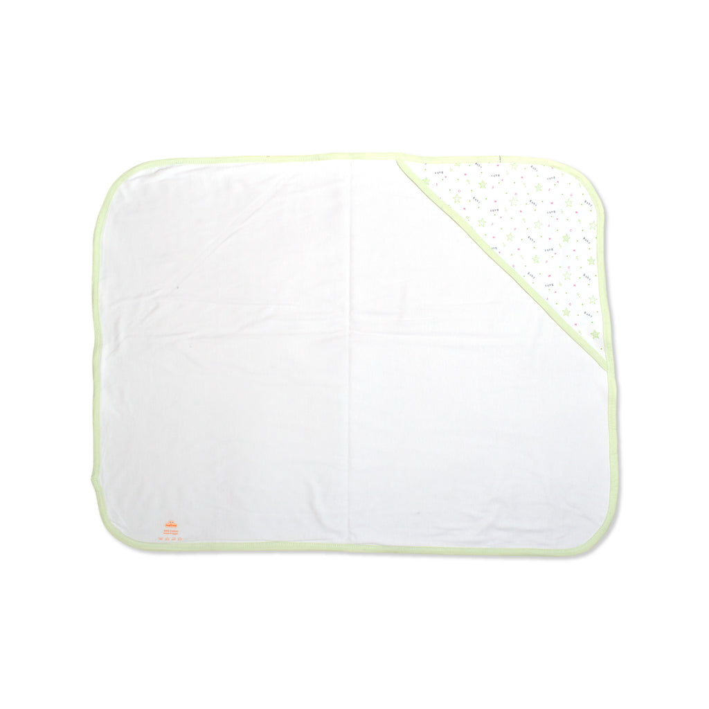 Printed Cotton Baby Hooded Blanket – Double-Sided
