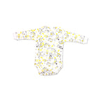 Printed Cotton Baby Long Sleeve Bodysuit - 3 Pack Bundle