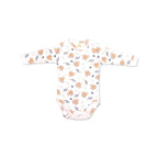 Printed Cotton Baby Long Sleeve Bodysuit - 3 Pack Bundle