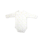 Printed Cotton Baby Long Sleeve Bodysuit - 3 Pack Bundle