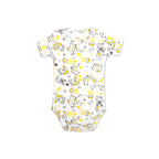 Printed Cotton Baby Short Sleeve Bodysuit - 3 Pack Bundle