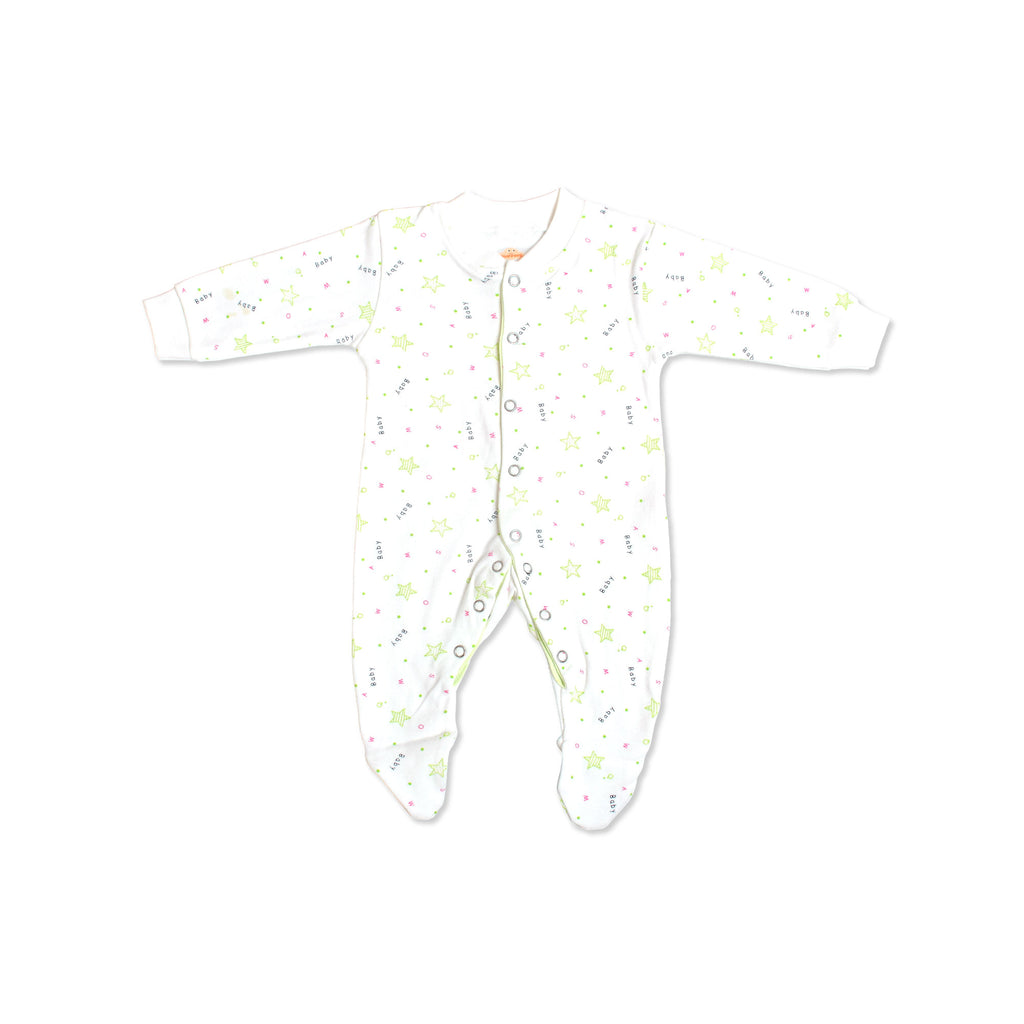 Printed Cotton Baby Footie - 3 Pack Bundle