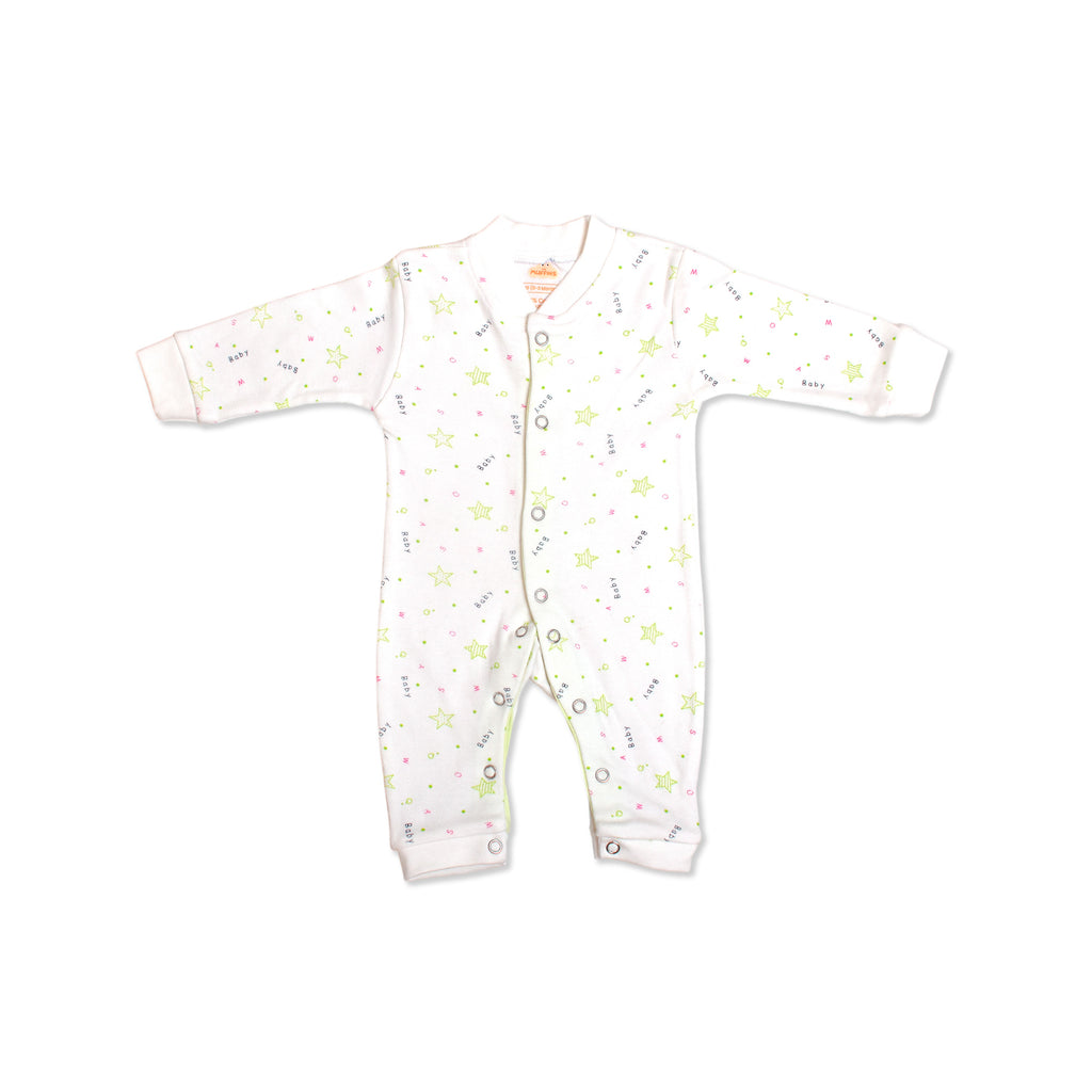 Printed Cotton Baby Jumpsuit - Single