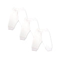 White Cotton Baby Pants – Bundle (3 Pieces)