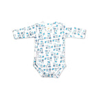 Printed Cotton Newborn Long Sleeve Sidesnap - 3 Pack Bundle