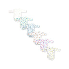 Printed Cotton Newborn Long Sleeve Sidesnap - 3 Pack Bundle