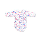 Printed Cotton Newborn Long Sleeve Sidesnap - 3 Pack Bundle