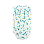 Printed Cotton Newborn Sleeveless Sidesnap - 3 Pack Bundle