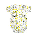 Printed Cotton Newborn Short Sleeve Sidesnap - 3 Pack Bundle